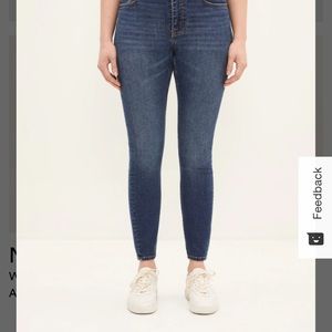 Dark blue Frank & Oak skinny jeans